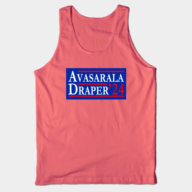 Avasarala Draper Candidates Earth Mars Belt Elections 2024 Tank Top by Electrovista